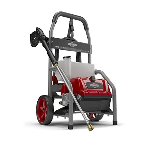Briggs & Stratton 20680 Electric Pressure Washer – 1800 Psi / 1.2 Gpm Unit In Red, Gray, And Titanium Accent Finish 1