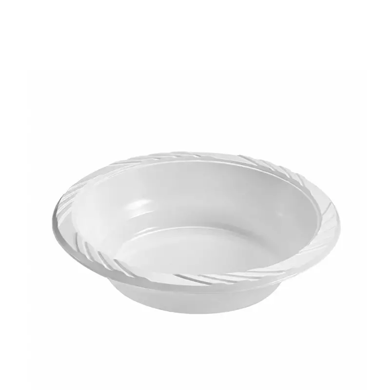 Bulk 12 Oz Lightweight White Plastic Soup Bowls 1