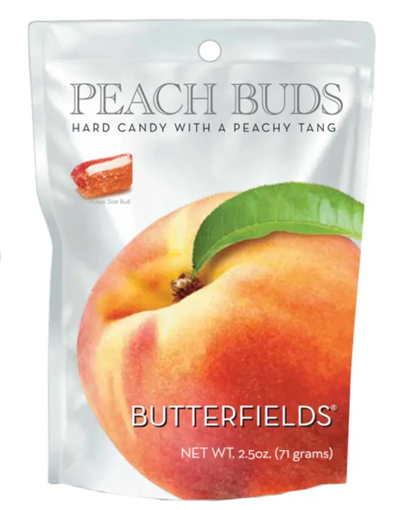 Butterfields Peach-Flavored Soft Chew Buds 1