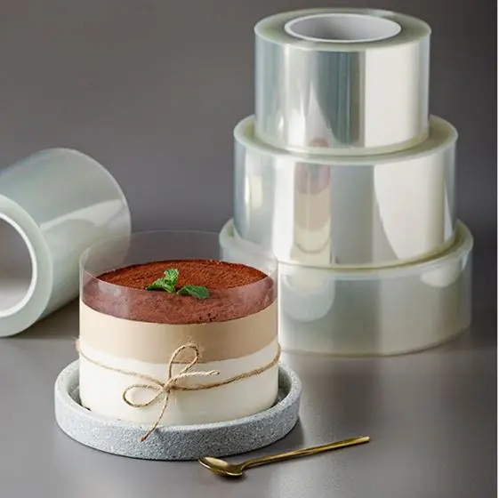 Chocolate Acetate Sheets – Semi-Rigid Transparent Film For Mousse Rings And Cake Collars 1
