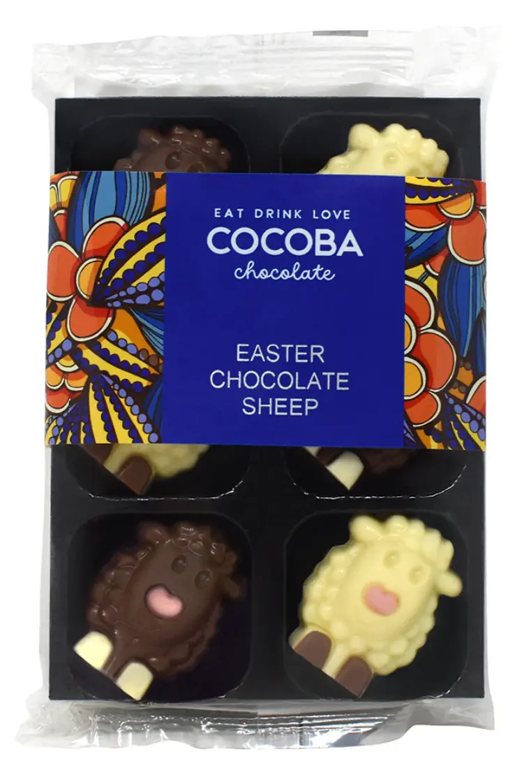 Chocolate Sheep Truffles – White & Dark Chocolate Ganache 1