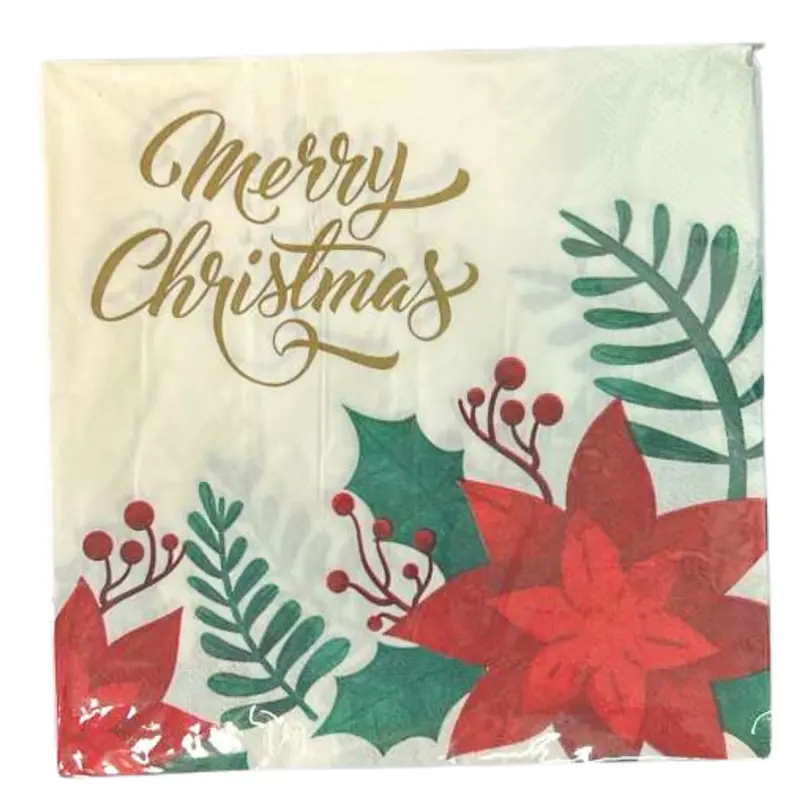 Christmas Lunchtime Paper Napkins – Festive 16-Piece Set 1