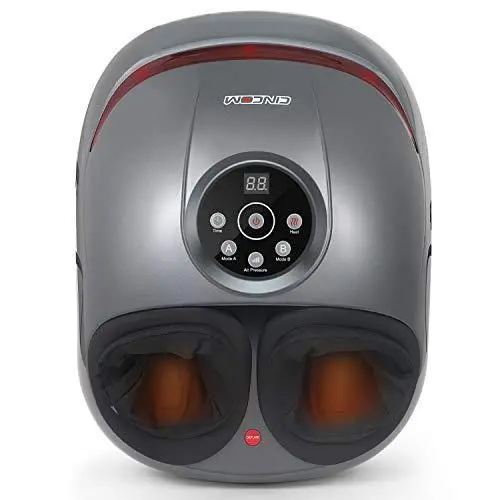 Cincom Foot Massager With Heat & Air Compression – Shiatsu Kneading Therapy With Auto-Shutoff Timer & Dual Intensity Options 1