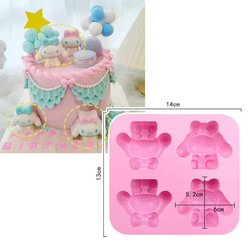 Cinnamoroll Silicone Jelly Mould – Cute Character Baking & Candy Tool 1