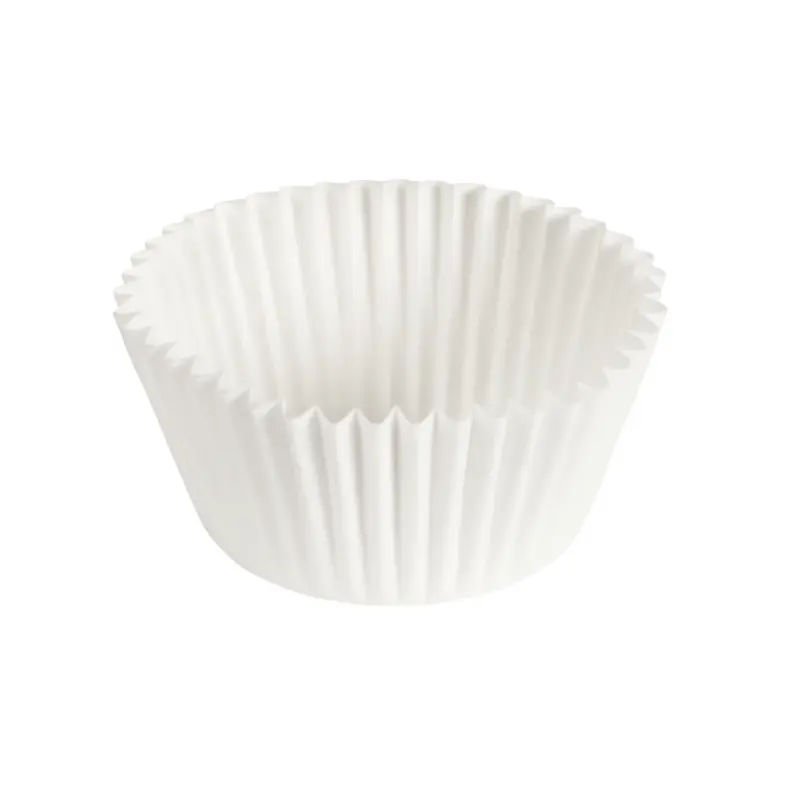 Classic White Paper Baking Cups – 100 Count Cupcake Liners 1