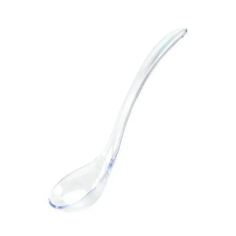 Clear Mini Plastic Ladle – Compact Serving Scoop 1
