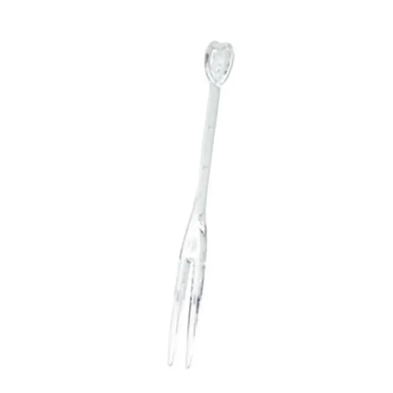 Clear Mini Plastic Party Pick – Elegant Serving Tool 1
