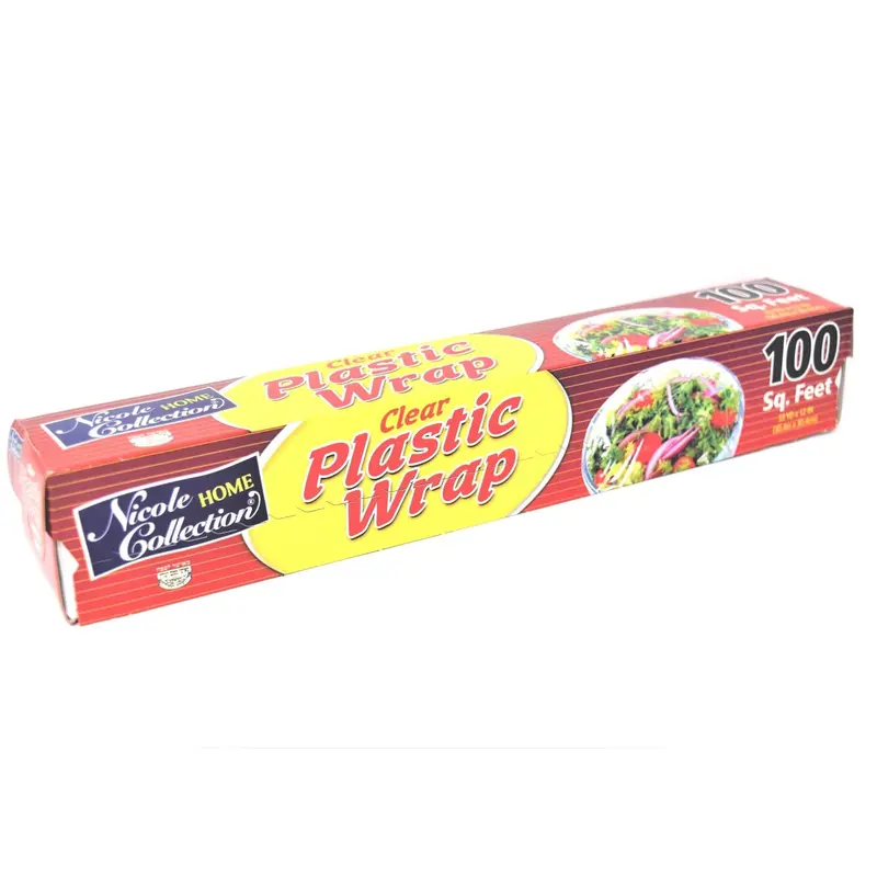 Clear Plastic Food Wrap – 25 Square Feet Roll 1