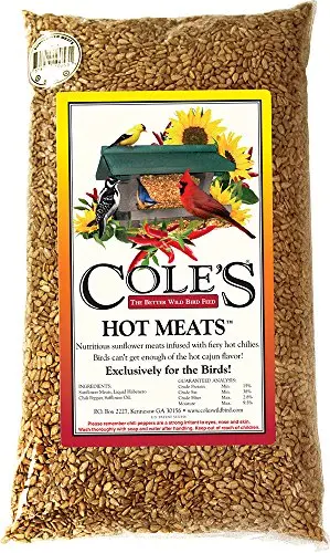 Cole’S Hm20 Hot Meats Wild Bird Seed – 20-Pound Suet-Enhanced Blend 1