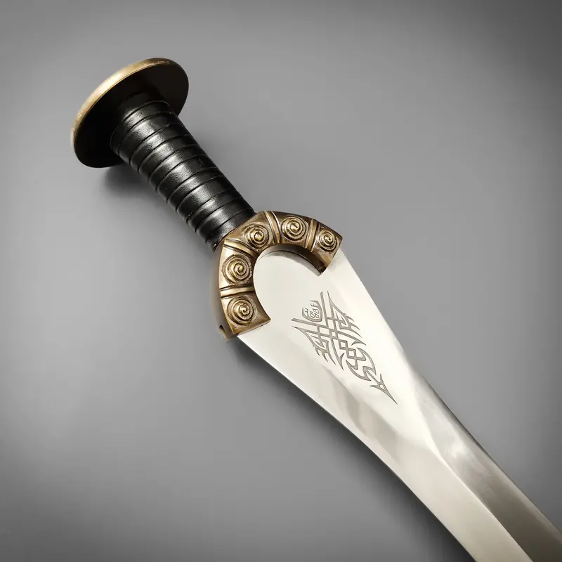 Dark Celtic Decorative Sword – Hand-Forged Ornamental Blade 1