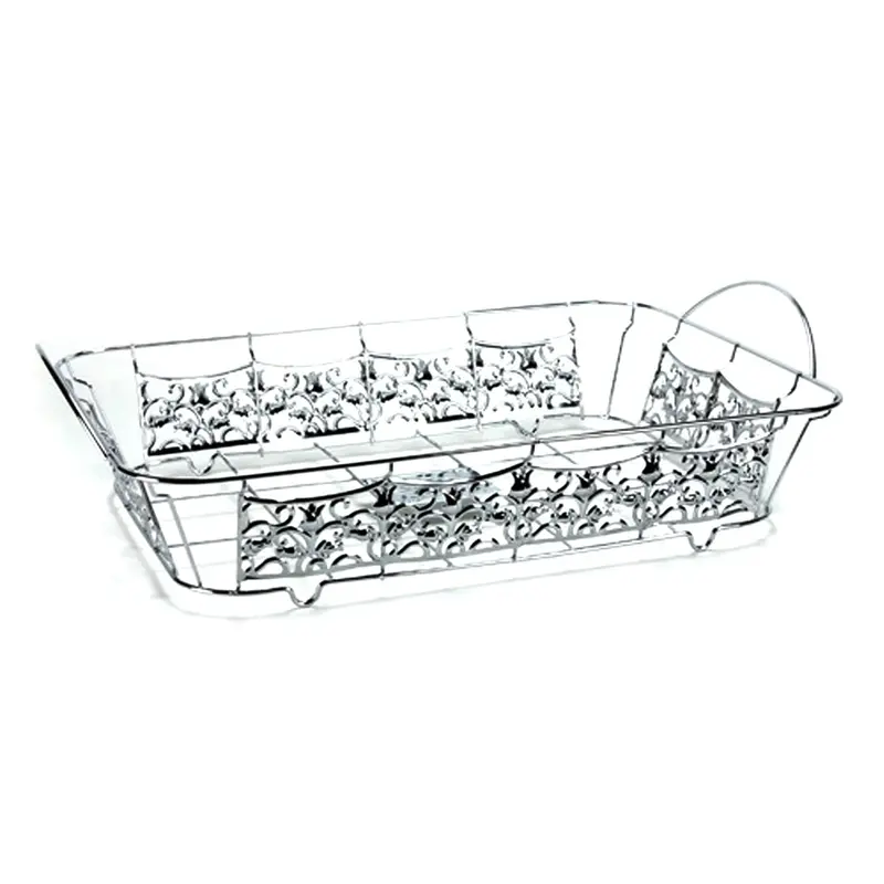 Decorative Disposable Roasting Pan Holder – Aluminum Serving Stand 1