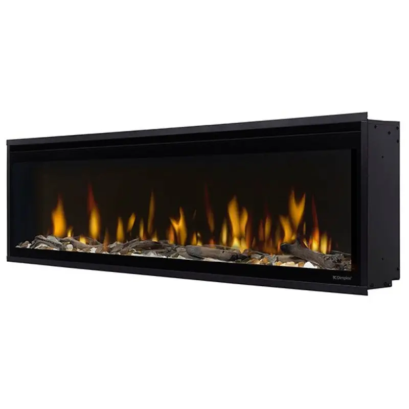 Dimplex Ignite Evolve Evolve60 – 60-Inch Linear Built-In Electric Fireplace With Lifelike Driftwood & Tumbled Glass 1