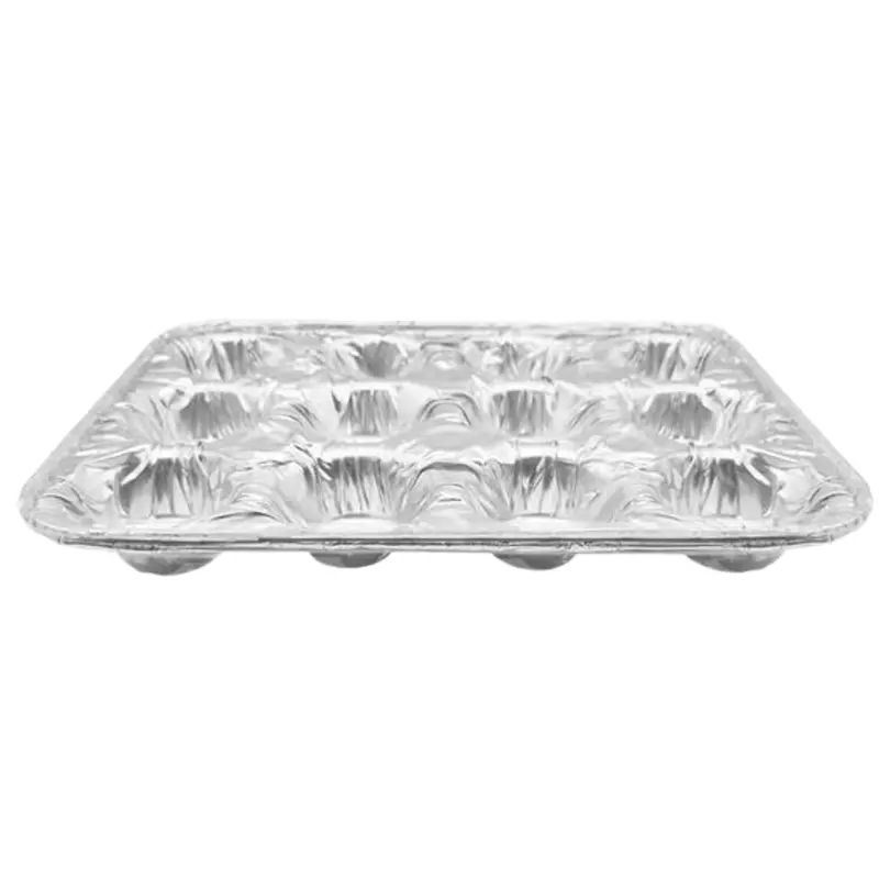 Disposable 12-Cup Mini Muffin Pan – Aluminum Foil Construction 1