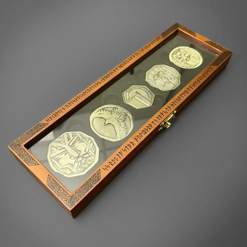 Dwarven Coin Set Inspired By The Hobbit – Collectible Fantasy Currency 1