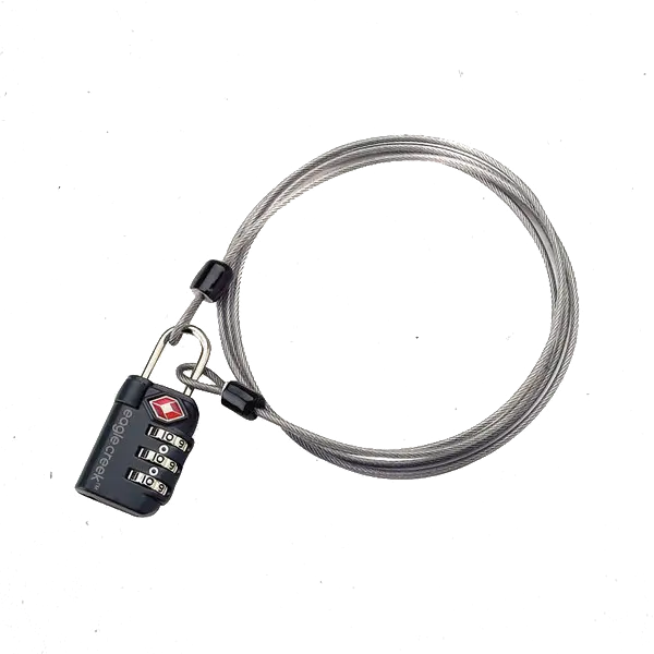 Eagle Creek 3-Dial Tsa Lock With Retractable Cable 1