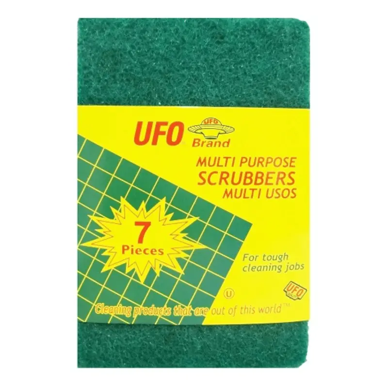 Eco-Friendly Green Scrub Pads – 7-Piece Multi-Surface Cleaning Kit 1