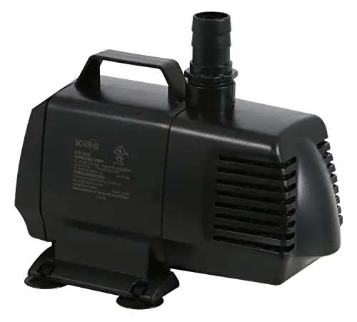 Ecoplus Eco 2245 Submersible/Inline Water Pump – Ul-Certified 2166 Gph Flow For Aquariums, Ponds, Fountains & Hydroponics, Black 1