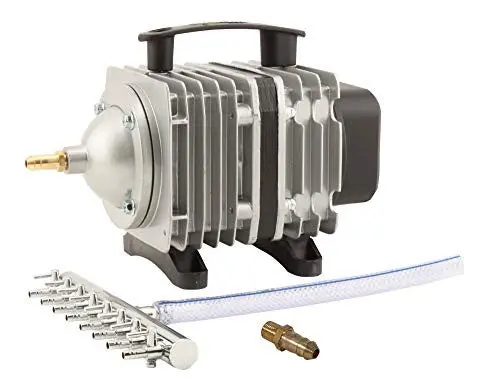 Ecoplus Ecoair 5 Commercial Air Pump – 1300 Gph, 80W Single-Outlet Model With 8-Valve Manifold 1