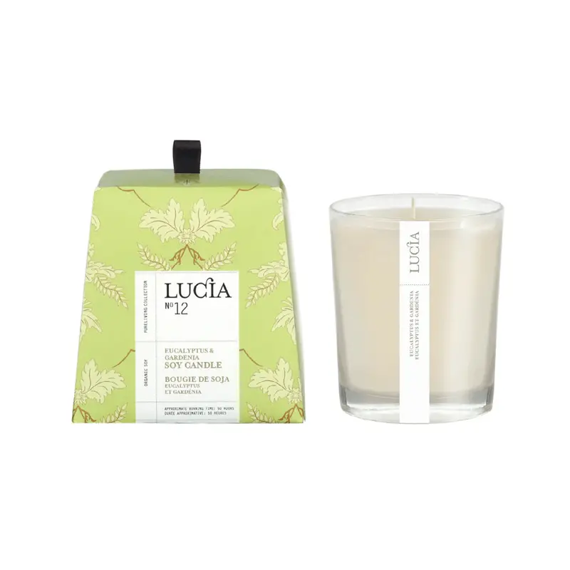 Eucalyptus & Gardenia Aromatherapy Candle 1