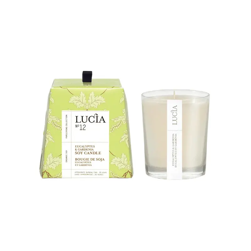 Eucalyptus & Gardenia Soy Candle – Scented Luxury Candle No. 12 1