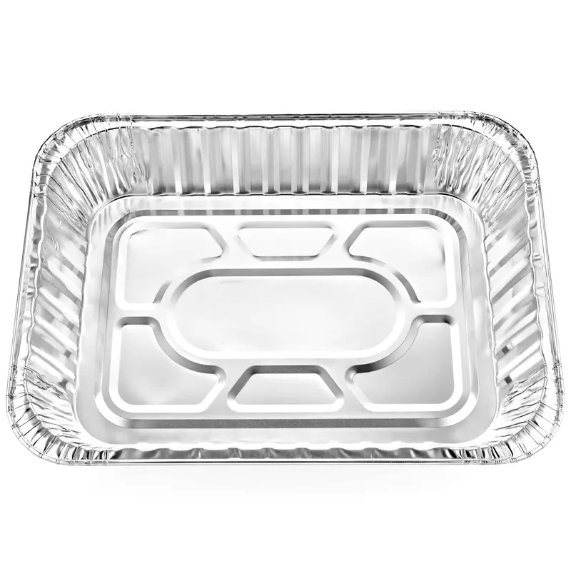 Extra-Large 17" X 12.5" X 3.19" Disposable Aluminum Roasting Pan 1