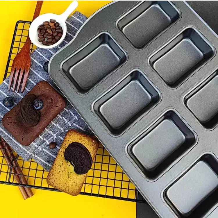 Financier Loaf Pan – Multi-Use Rectangular Baking Mold For Brownies, Pound Cakes, And More 1
