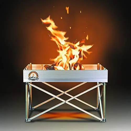Fireside Outdoor Pop-Up Fire Pit – 24" Portable, Rust-Resistant Bonfire Ring, Lightweight 7 Lb Design 1
