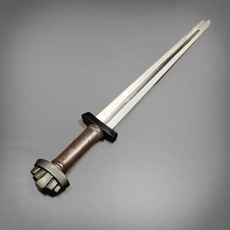 Five-Lobe Viking Sword In Black Finish – Trollkors Design 1