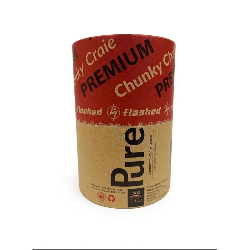 Flashed Climbing Chalk Tube – 5 Oz Chunk Format 1