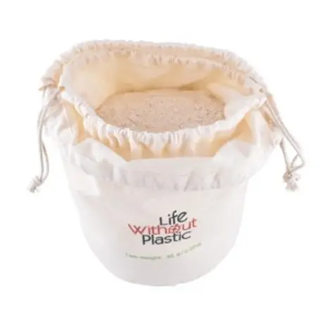 Flat-Bottom Organic Cotton Bulk Food Storage Bag 3