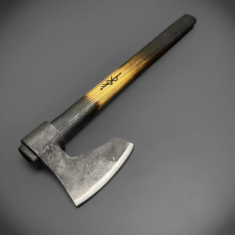 Floki-Inspired Runed Throwing Axe – Decorative & Functional Replica 1