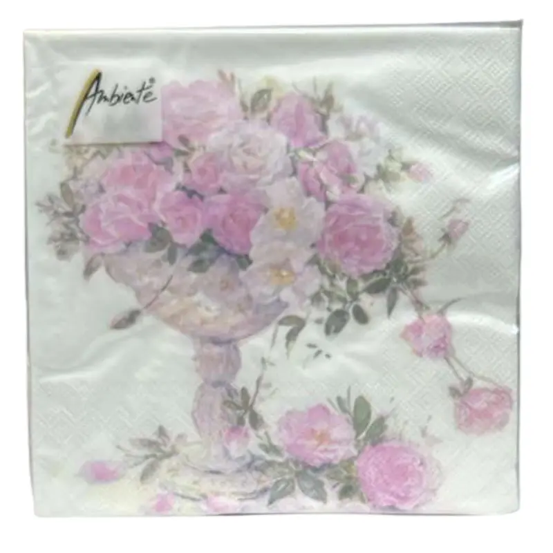 Floral Lunch Napkins – 20-Pack Premium Paper Tissue Set 1