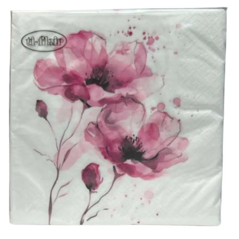 Floral Print Lunch Napkins – 20-Pack Everyday Elegance 1