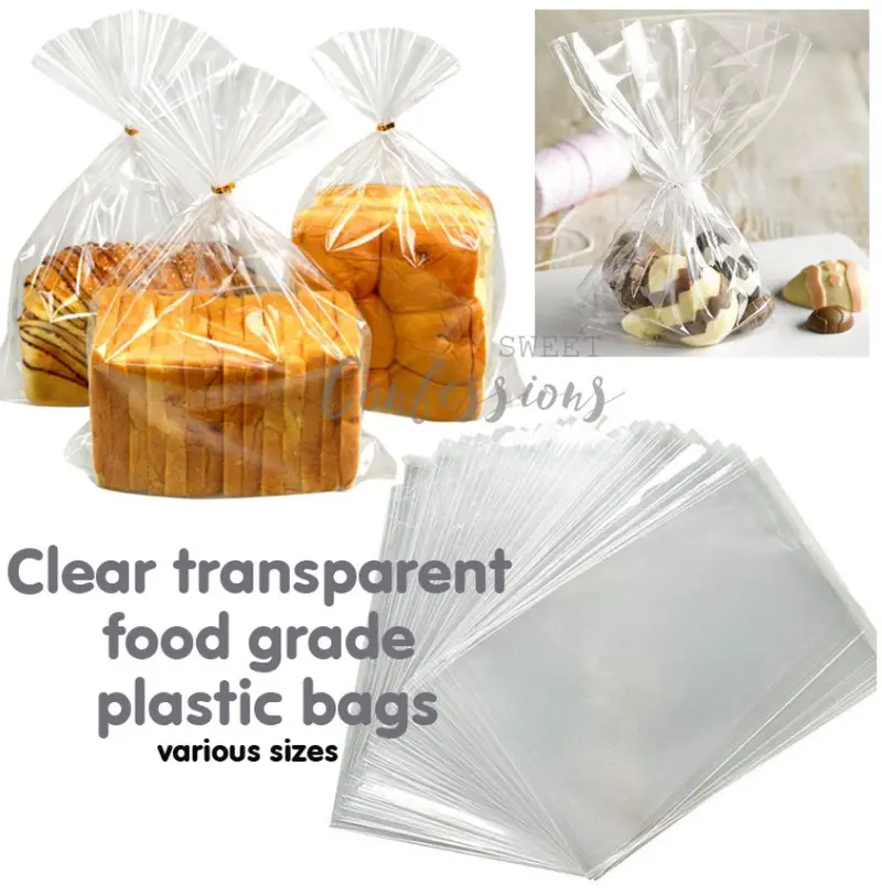 Food-Grade Clear Plastic Cookie Bags – Transparent Cellophane Wrappers 1