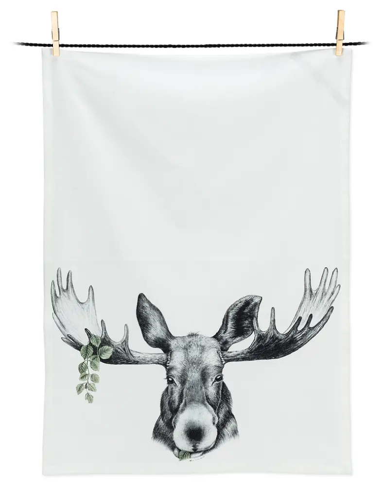 Forest Prince Illustrated Kitchen Towel 1