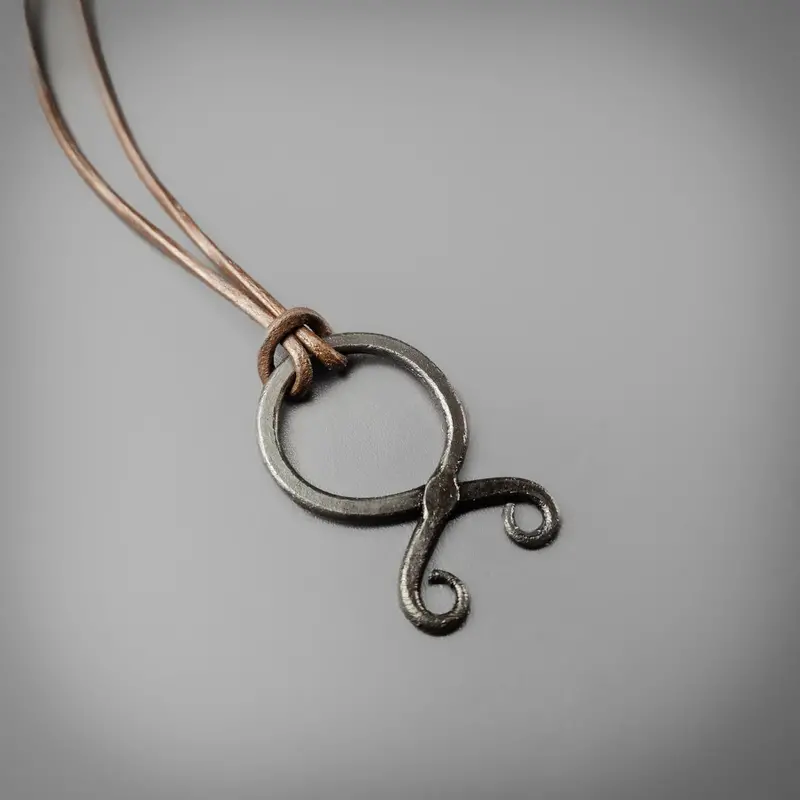 Forged Troll Cross Pendant – Norse-Inspired Protective Amulet 1