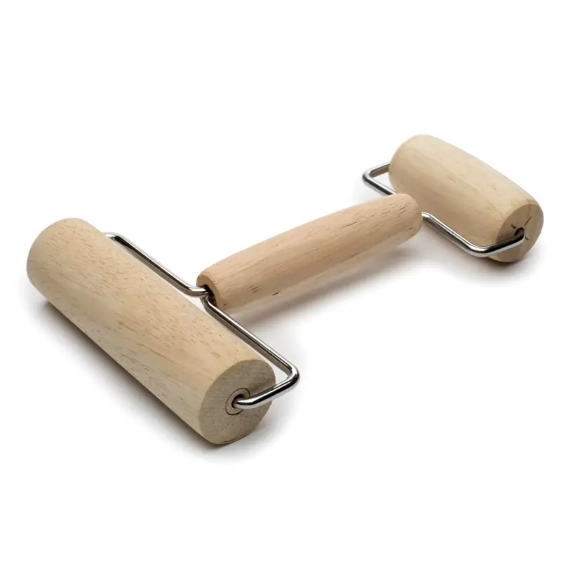 Fox Run Dual-Function Pastry & Pizza Rolling Pin – Two Sizes In One 1