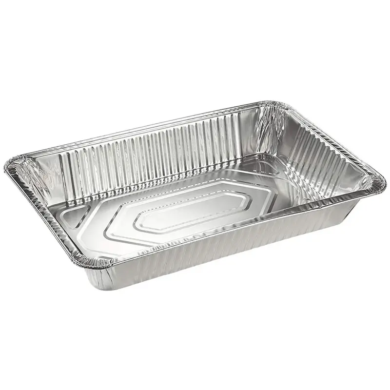 Full-Size Deep Disposable Aluminum Roasting Pan 1
