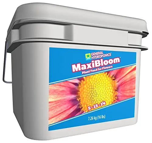 General Hydroponics Maxibloom Flowering Formula – 16-Pound Concentrated Nutrient For Bloom Phase Support 1