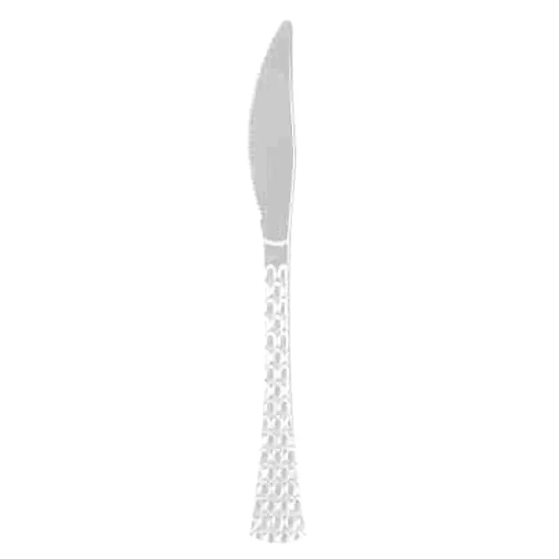 Glamour Collection Clear Heavy-Duty Disposable Knives – 20-Pack Plastic Cutlery 1