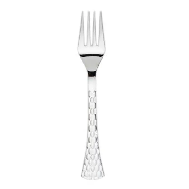 Glamour Collection – Silver Heavyweight Plastic Forks (20-Pack) 1