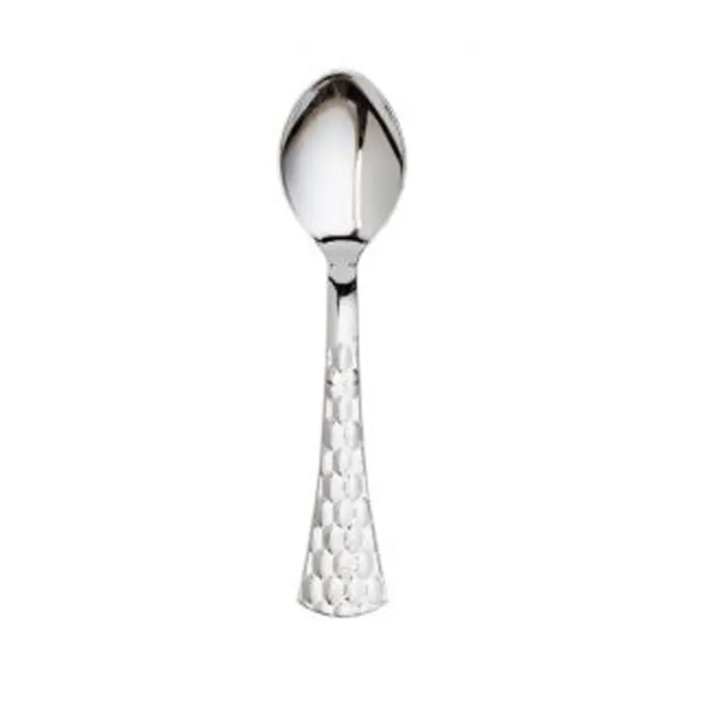 Glamour Collection – Silver Heavyweight Plastic Teaspoons (20-Pack) 1