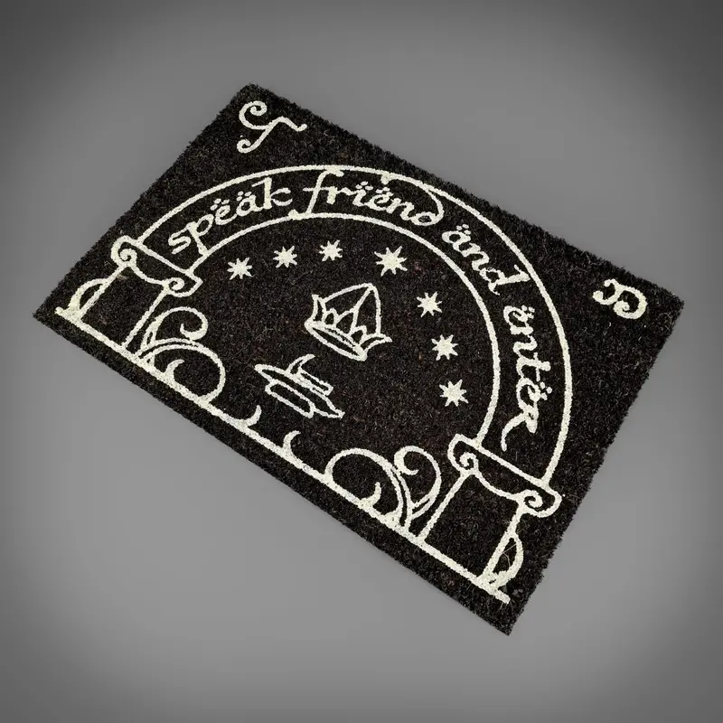 Glow-In-The-Dark Lord Of The Rings Welcome Mat 1