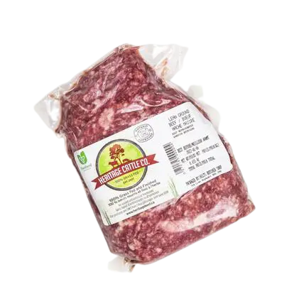 Grass-Fed Heritage Beef Extra-Lean Ground (Frozen) 1