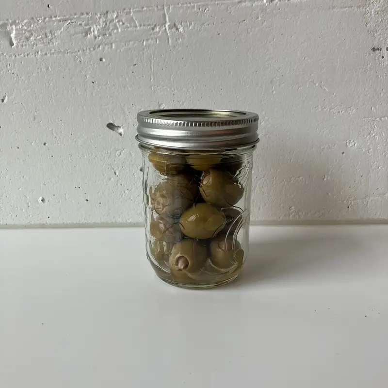 Green Olives Stuffed With Almonds – Brined & Zesty 1