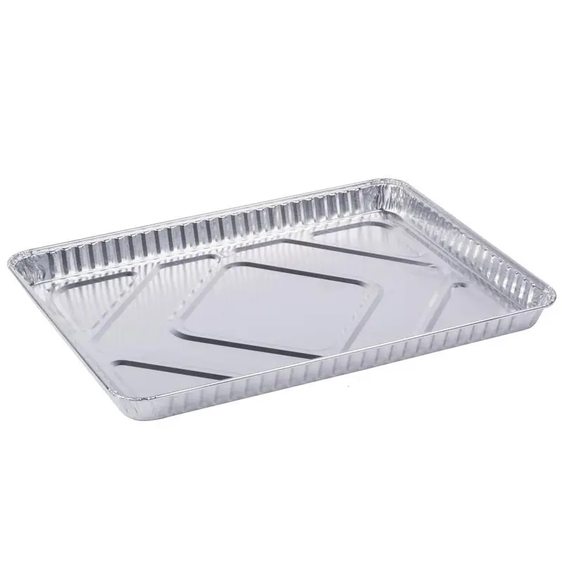 Half-Size Disposable Aluminum Cookie Sheet – Lightweight & Oven-Safe 1