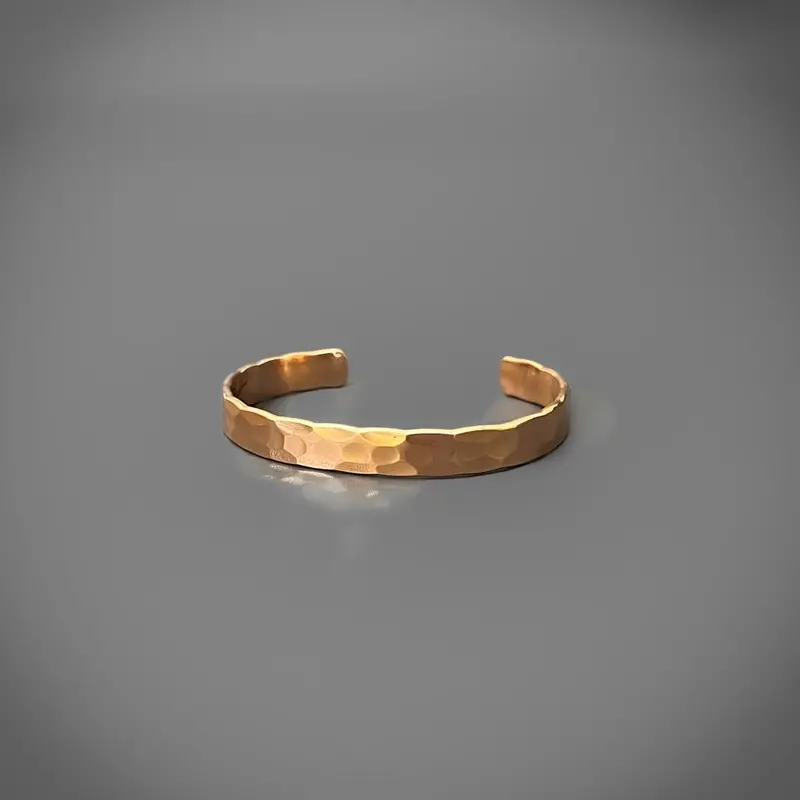 Hand-Hammered Copper Cuff Bracelet 1