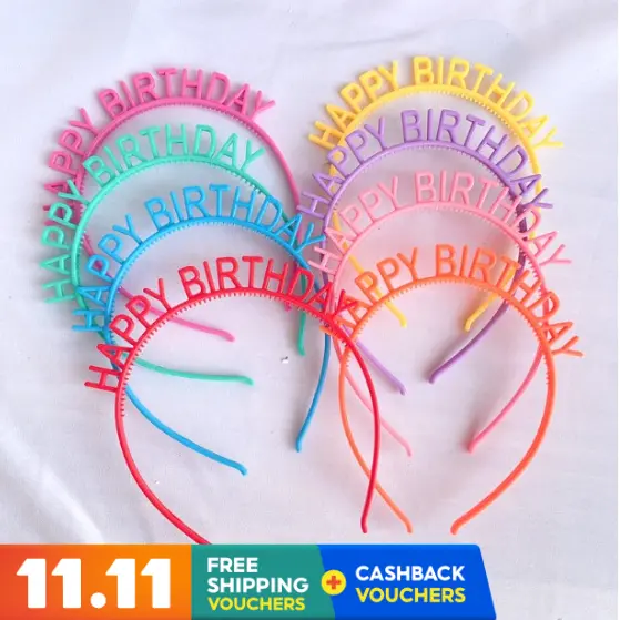Happy Birthday Hairband – Festive Kids’ Party Accessory For Birthday Celebrations 1