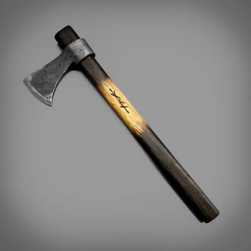 Hawk Throwing Axe – Rune-Embellished 1