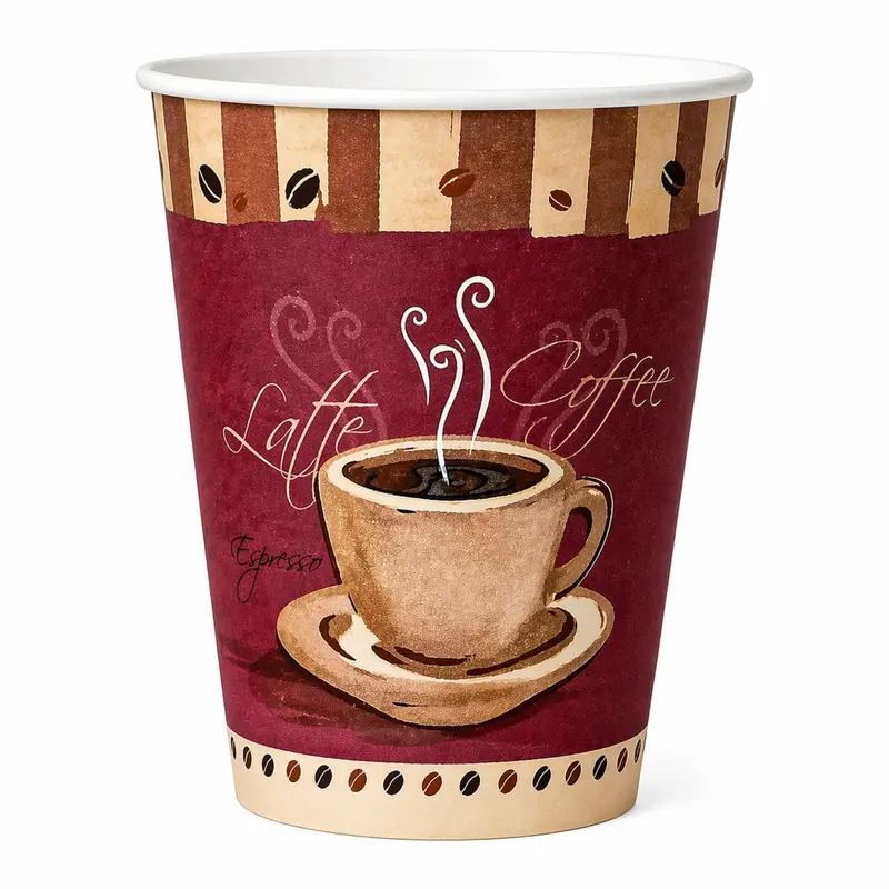 Heaven Brand 12 Oz White Poly-Coated Paper Cups – Bulk Order For On-The-Go Beverage Service 1